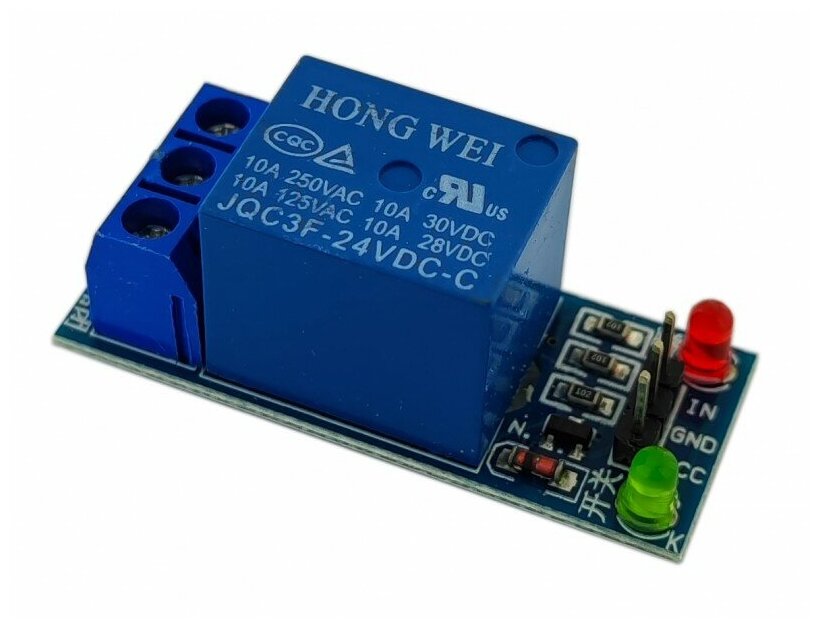 Модуль реле 24В 1-канал электромеханическое