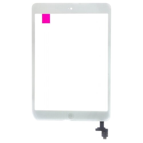 Тачскрин (сенсор) для Apple iPad A1490 в сборе с разъёмом (белый) OEM