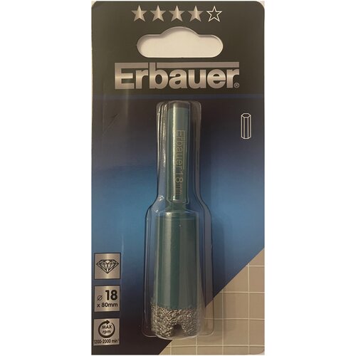 Коронка алмазная Erbauer 18 мм