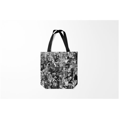 фото Сумка-шоппер / 40х40 см / аниме / anime heroes герои burnettie