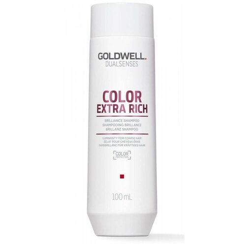 Интенсивный шампунь для блеска окрашенных волос - Goldwell Dual Senses Color Extra Rich Brilliance Shampoo 100 мл