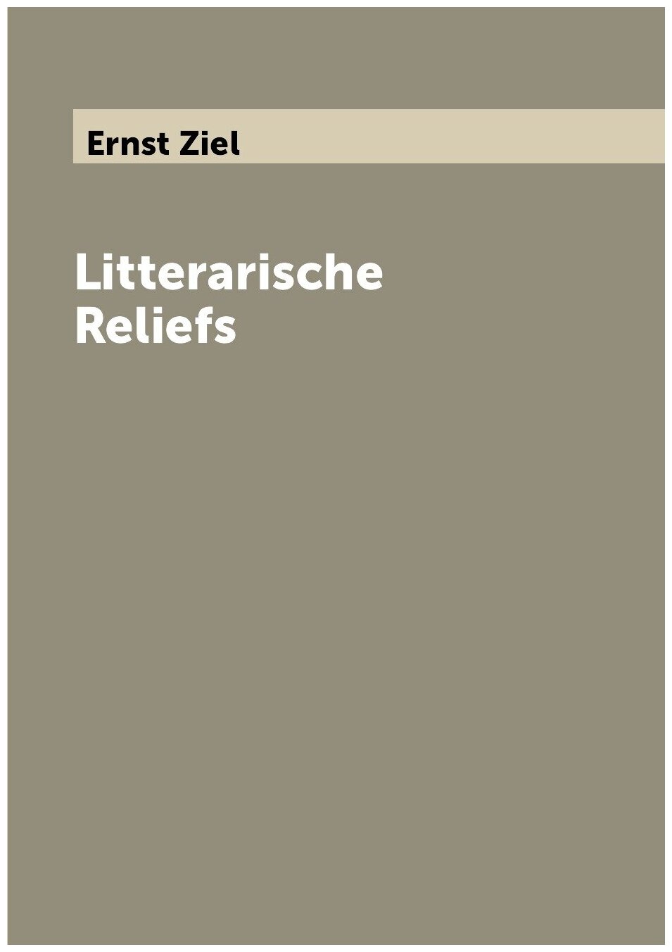 Litterarische Reliefs