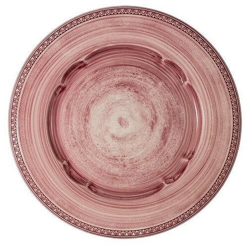 фото Тарелка обеденная augusta (розовый) без инд.упаковки. (matceramica)