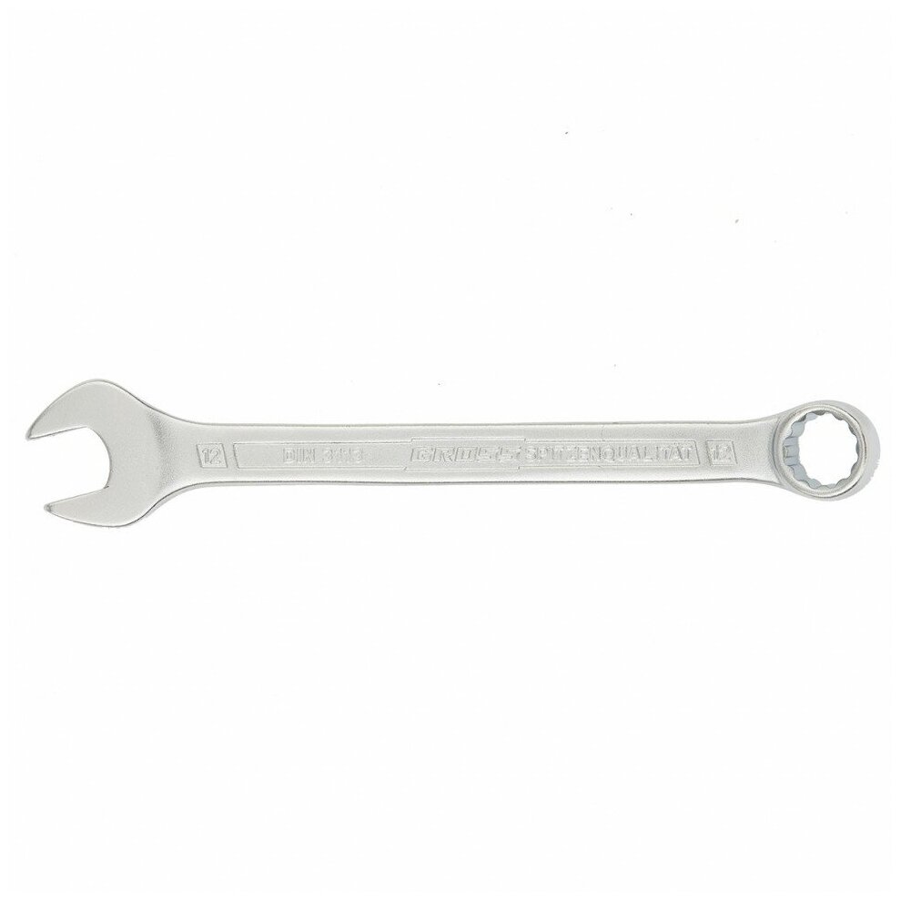 Ключ комбинированный 12 мм, CrV, холодный штамп GROSS 15131