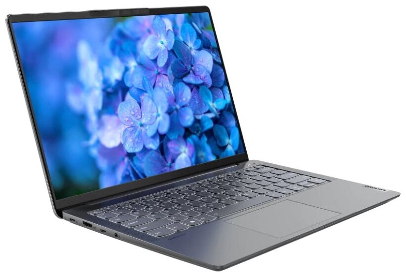 14 Ноутбук Lenovo IdeaPad 5 Pro 1482L7000VRU 2240x1400 AMD Ryzen 5 5600U 23 ГГц RAM 16 ГБ DDR4 SSD 512 ГБ AMD Radeon Graphics Windows 10 Home 82L7000VRU Storm Grey