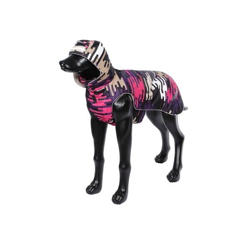 фото Куртка для собак rukka зимняя 25см розовый пестрый