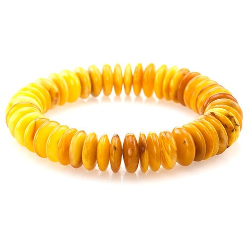 фото Amberholl браслет из натурального балтийского янтаря с эффектом старения «карамель медовая»