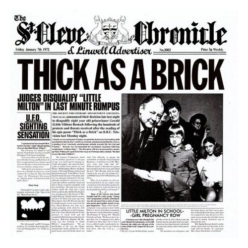 Компакт-диски, Chrysalis, JETHRO TULL - Thick As A Brick (CD) компакт диски parlophone jethro tull 50th anniversary collection cd