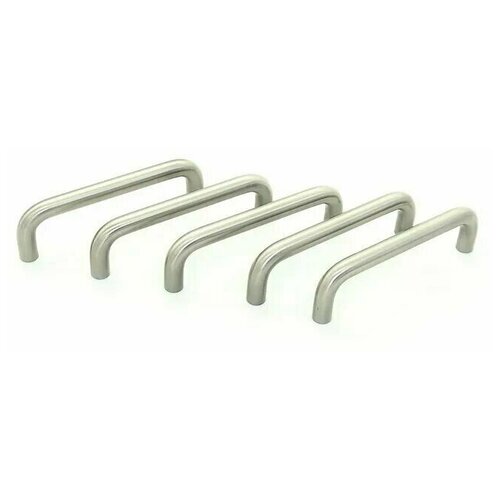 Ручка мебельная скоба 96 мм, IN.01.3025.96. BN, полированный никель(комплект 5 шт)