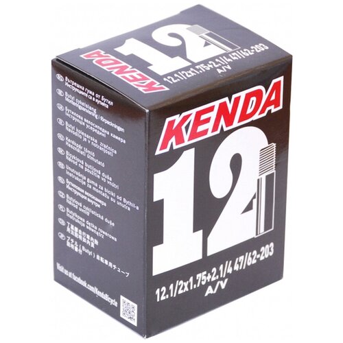 Велокамера Kenda 12x1.75-2.25 a/v с загнутым ниппелем