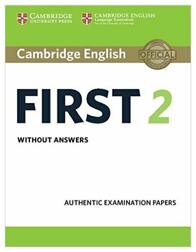 Cambridge English First 2. Student's Book without answers