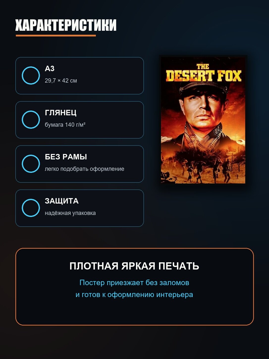 Постер Пустынный лис — фото 1