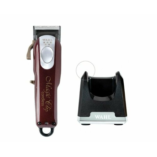 Набор Машинка для стрижки Wahl 8148-2316H Magic Clip Cordless 5Stars бордовый зарядная база 1749000₽