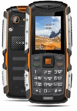 Телефон мобильный (TEXET TM-513R BLACK/ORANGE (2 SIM))