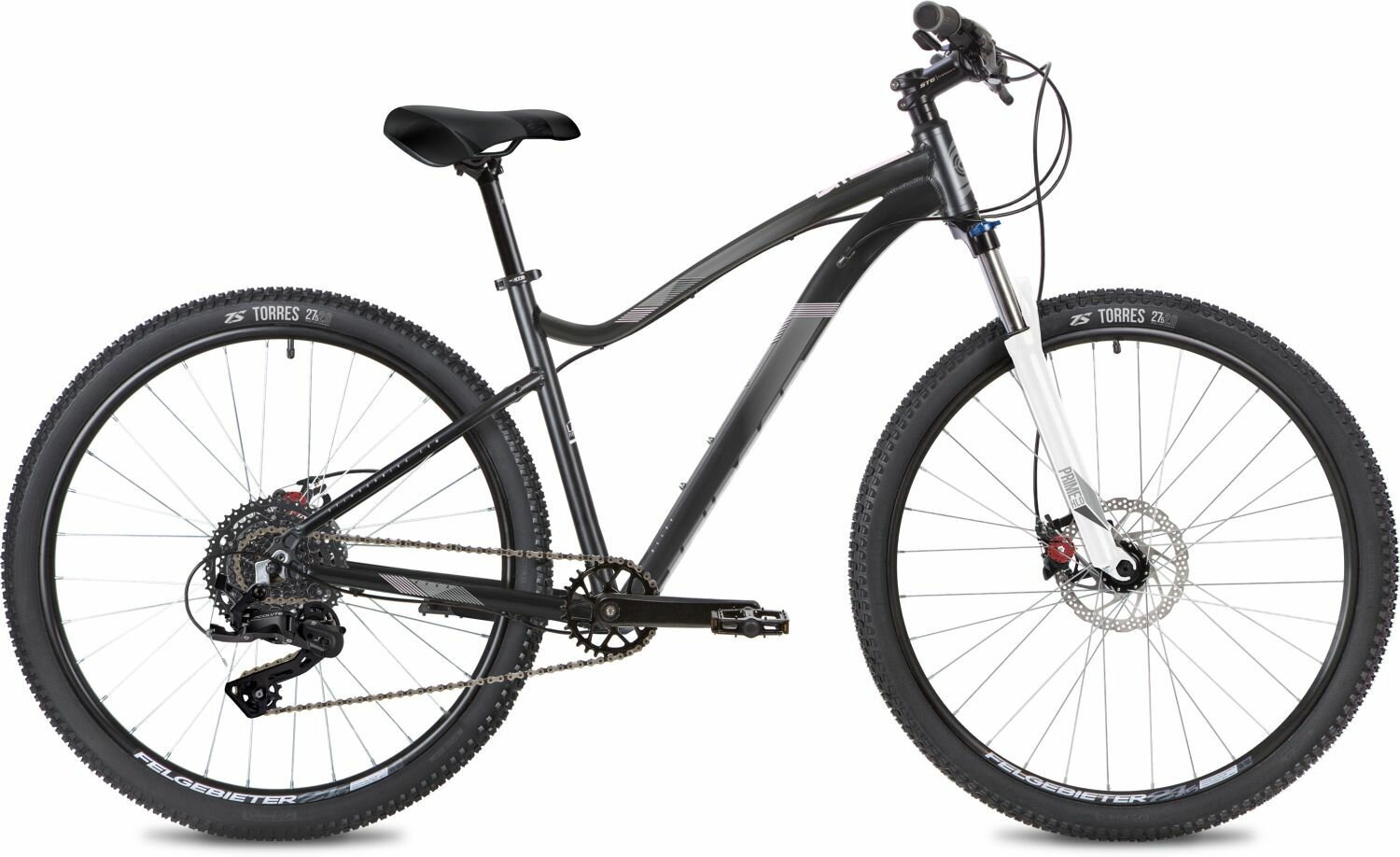 фото Велосипед STINGER 27.5" VEGA STD черный, алюминий, размер 17"