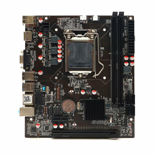 Материнская плата с процессором и кулером ZCZF H81B Socket1150 Intel H81 mATX 15030₽