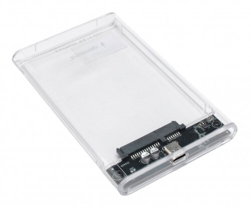 Внешний корпус для HDD 2.5" Gembird EE2-U3S-7 пластик прозрачный USB 3.0