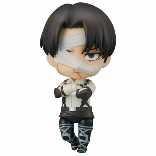 Фигурка Nendoroid Атака титанов Levi Ackerman The Final Season Ver. 4580590172036 игрушка аниме атака на кожу 18 см стоячий капитан леви кукла из пвх высококачественные изысканные украшения коллекционные подарки