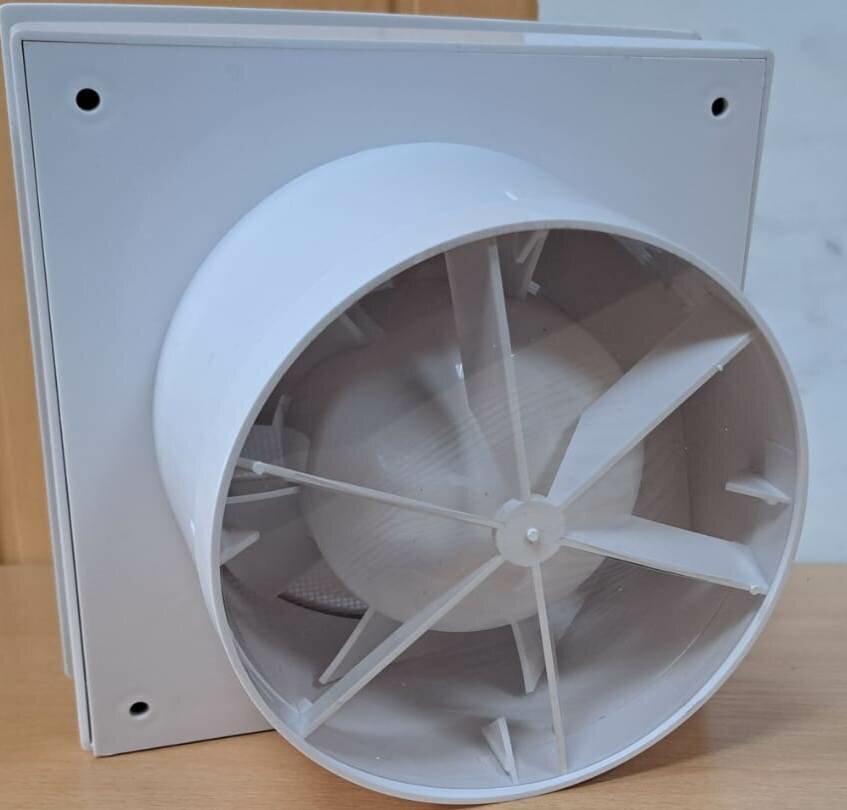 Вентилятор вытяжной диам.120мм, с выключателем и обратным клапаном "Аврора Бергамо" - фотография № 7