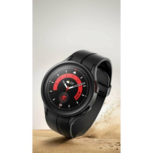 Умные часы Samsung Galaxy Watch5 Pro Wi-Fi NFC RU черный титан 29999₽