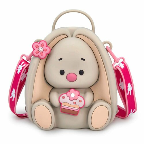 Рюкзак детский Зайка Ми из силикона со сменными джибитсами 3750₽