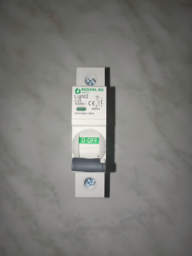 Изображение товара Автомат Rudom (Schneider Acti9) 25A 1P