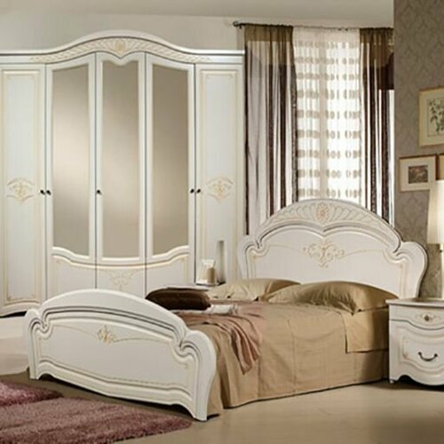Спальный гарнитур Слониммебель Джамиля 5Д-16 белый 112000₽