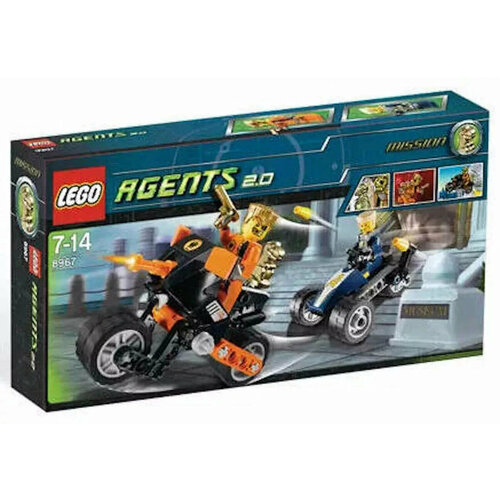 lego® agents 70166 проникновение spyclops LEGO Agents 8967 Побег Золотого Зуба