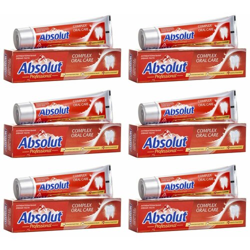 Absolut Зубная паста Pro Сomplex Oral Care, 110 г, 6 шт