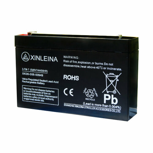 Xinleina Аккумулятор XINLEINA 6V7Ah/20Hr - 3-FM-7