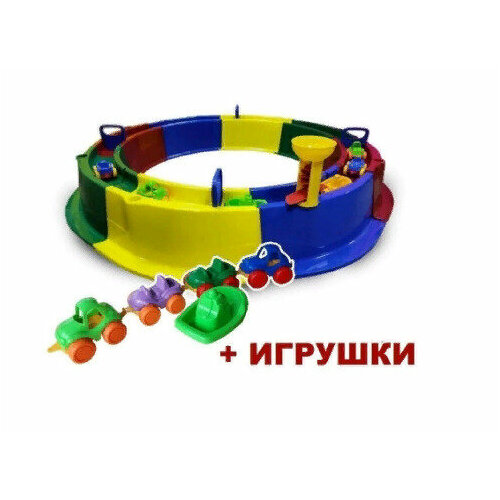 Туба Дуба песочница сборная с желобом под воду игрушками мельницей 6500₽