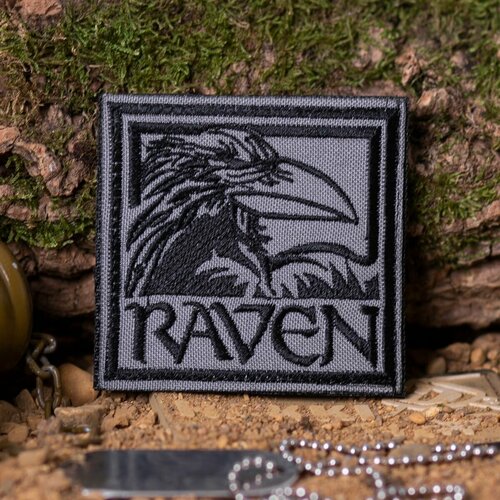 Нашивка-патч Вертолет КА-50 Все кроме нас вышитая на липучке D-8 васильковый