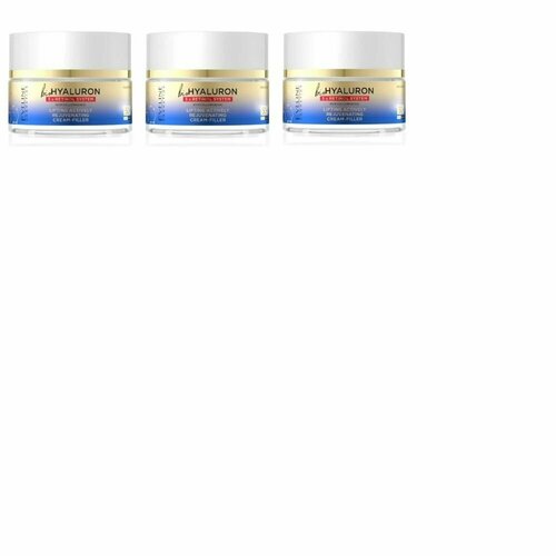 Eveline Cosmetics Дневной и ночной омолаживающий крем-филлер 50+ bioHYALURON 3 x RETINOL SYSTEM, 50 мл, 3 шт омолаживающий крем для лица prosto cosmetics retinol 50 мл