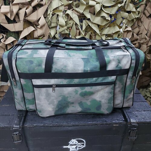 Сумка дорожная HAKKI 25х30х60 см зеленый хаки горчичный 2348₽