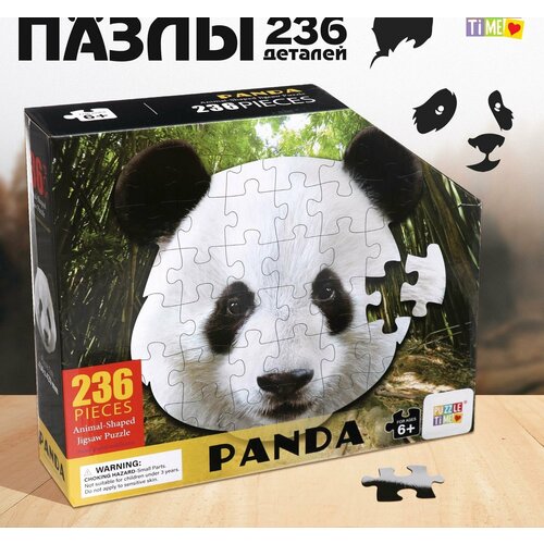 Фигурный пазл Большая панда, 236 деталей