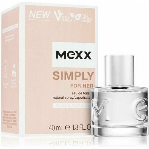 MEXX туалетная вода Simply For Her, 40 мл mexx simply for her туалетная вода 40 мл для женщин