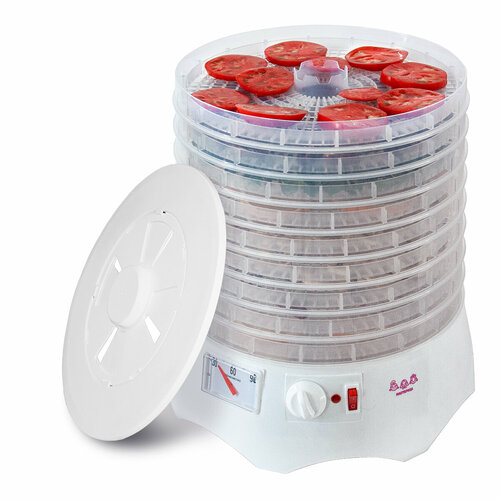 Сушилка для овощей и фруктов Мастерица EFD-0903VM с прозрачными поддонами 335400₽