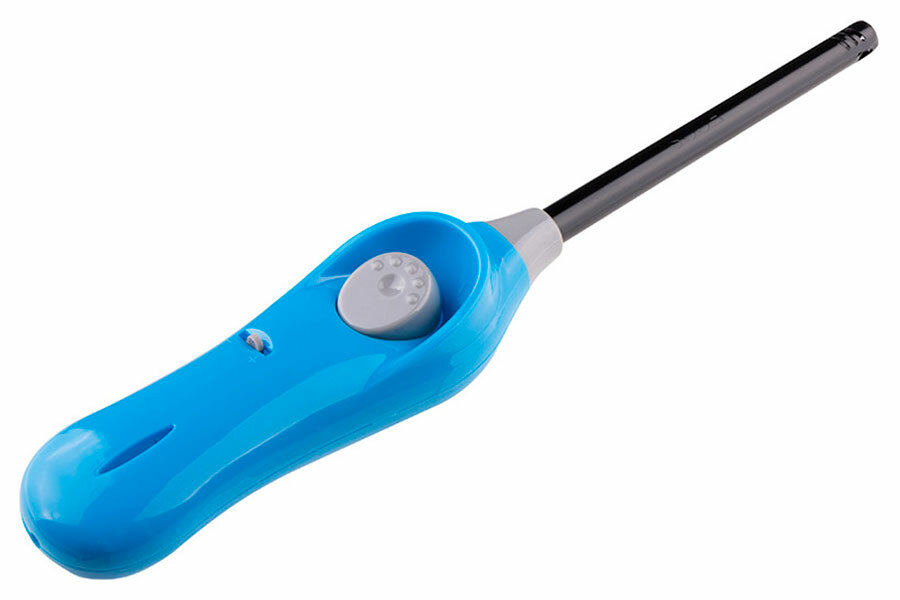 Зажигалка газовая Ecos GL-001B, цвет синий Леруа Мерлен - фото №14