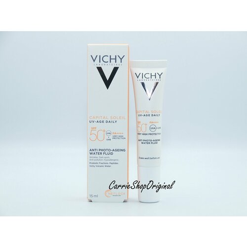 Vichy Capital Ideal Soleil Невесомый солнцезащитный флюид для лица против признаков фотостарения UV-Age Daily SPF 5015 мл 1100₽
