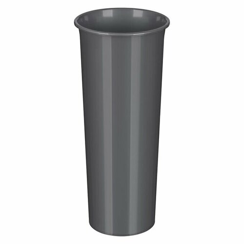 Ваза для цветов Plast team Пластмассовая диаметр 11 см высота 26 см цвет Серый перламутр 402₽