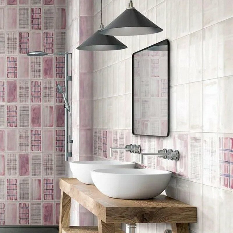 фото Плитка Mainzu Deco Aquarel Pink Brillo 15x30 PT02917