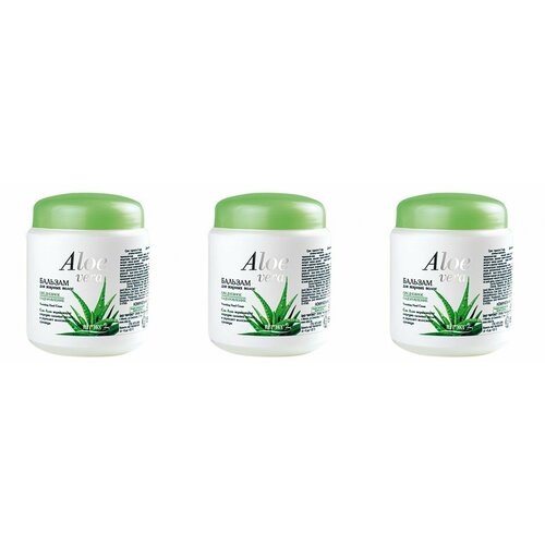 Витэкс Бальзам для жирных волос Aloe Vera, Ежедневное оздоровление, 450мл, 3 шт