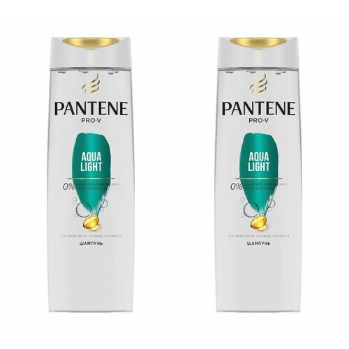 Pantene Pro-V Легкий питательный шампунь для тонких и склонных к жирности волос Aqua Light, 250 мл, 2 шт/ pantene pro v бальзам ополаскиватель aqua light для тонких и склонных к жирности волос 200 мл