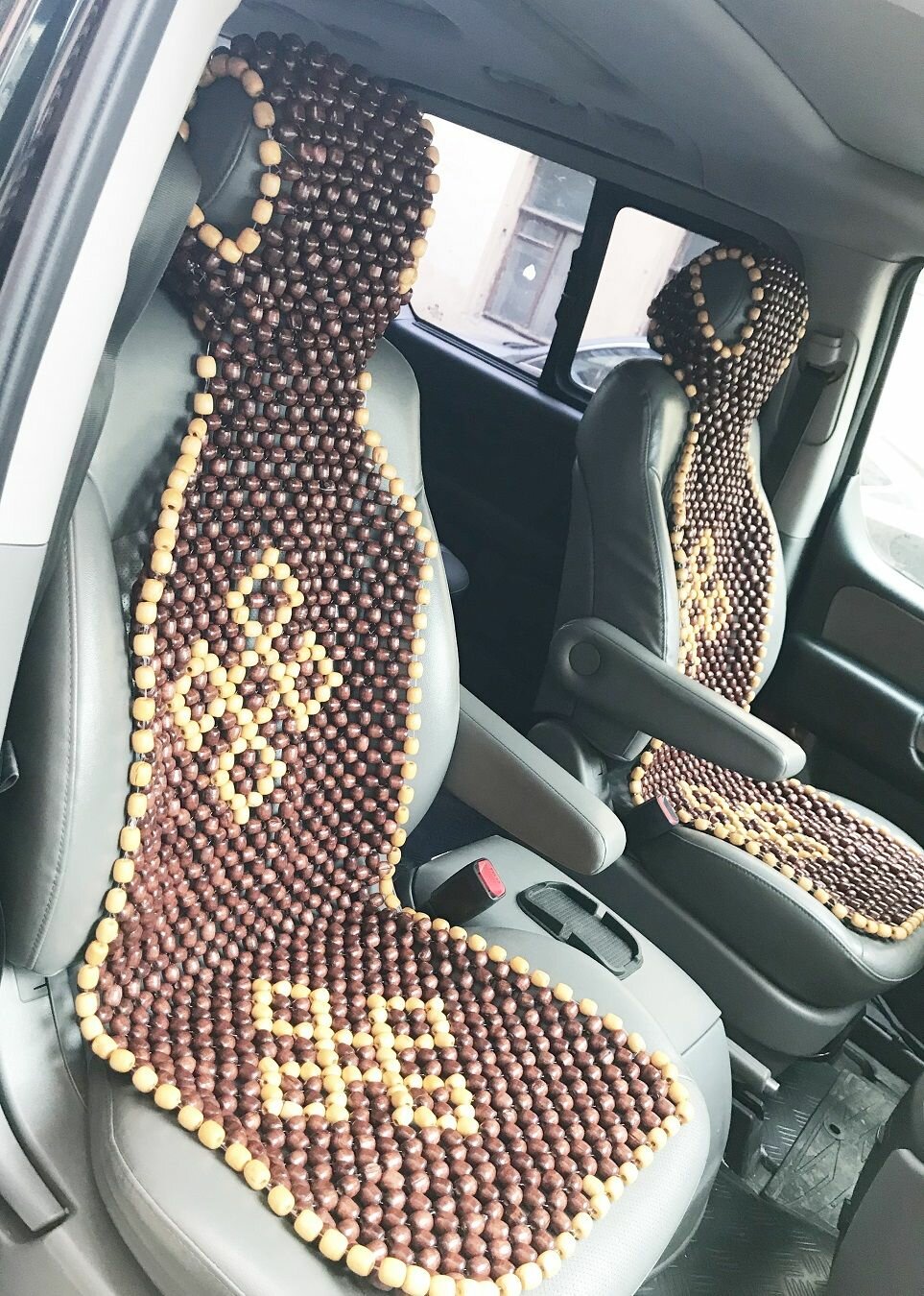 фото Накидка на автомобильное сиденье, 1 шт, летняя, дышащая, водонепроницаемая, натуральная древесина клена бусин, Массажная подушка для автомобильного сиденья