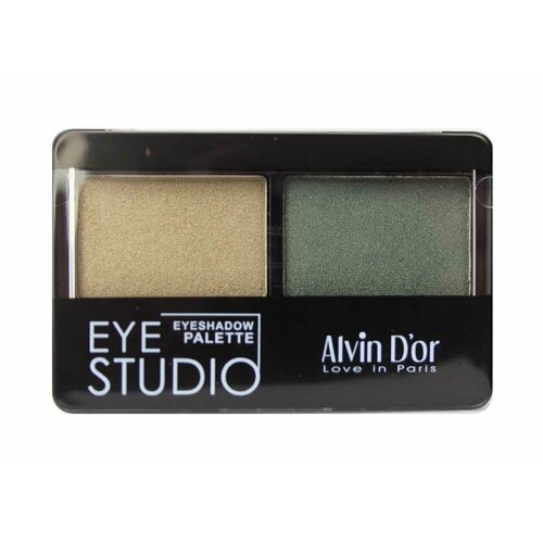 фото Alvin d'or двухцветные тени для век eye studio тон 14