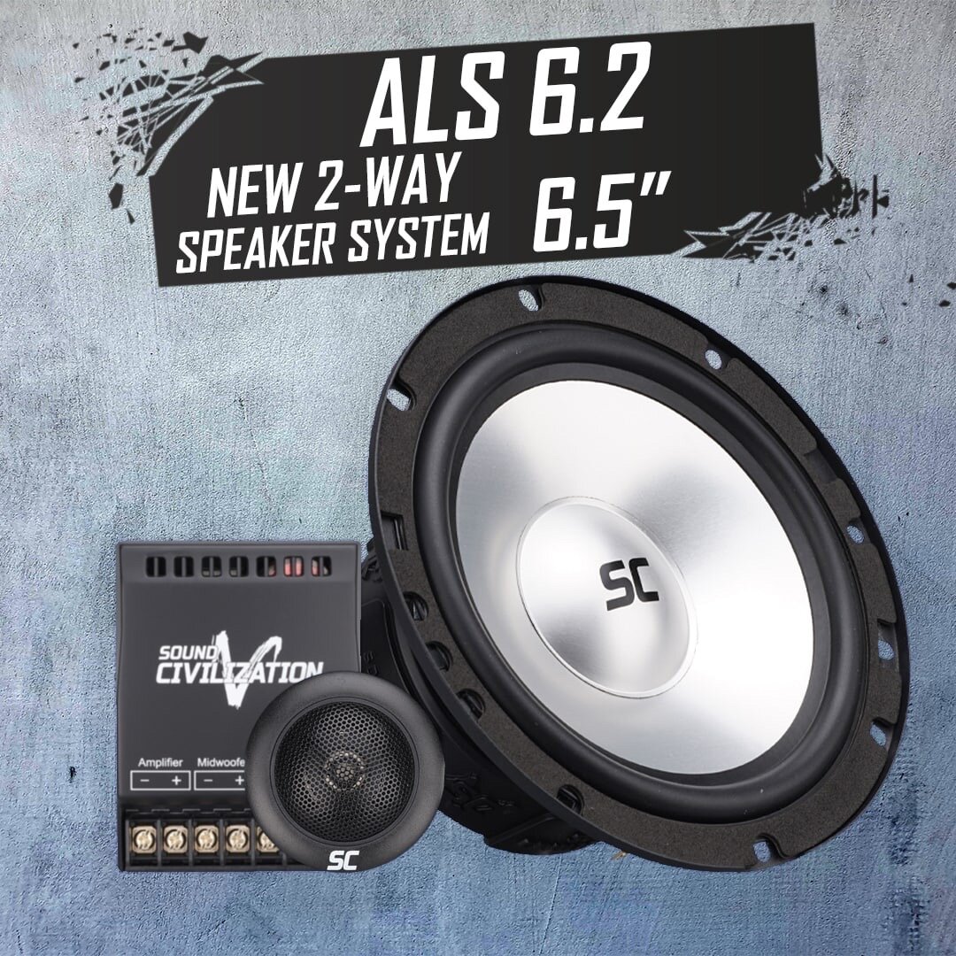 Sound Civilization ALS 6.2 2-x полосная компонентная акустика