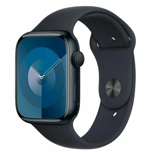 смарт часы apple watch s9 41mm midnight aluminium s m Смарт-часы Apple Watch Series 9 (GPS), Aluminium Case, 41mm, Sport Band, Midnight