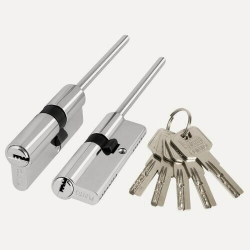 Изображение товара Punto Цилиндровый механизм Z3007Tang80(45+10+25) со штоком CP хром