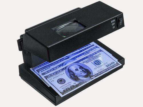 Изображение товара Детектор для купюр DOLS-PRO F-38 (S1941RU) - автоматический детектор валют, ультрафиолетовый детектор валют, детектор для купюр