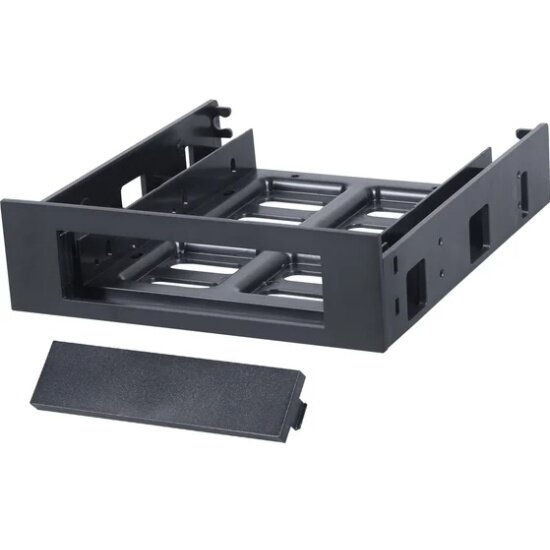 Салазки (переходник) Gembird MF-35525 для установки HDD/SSD 2.5'/3.5' в отсек 5.25" пластик
